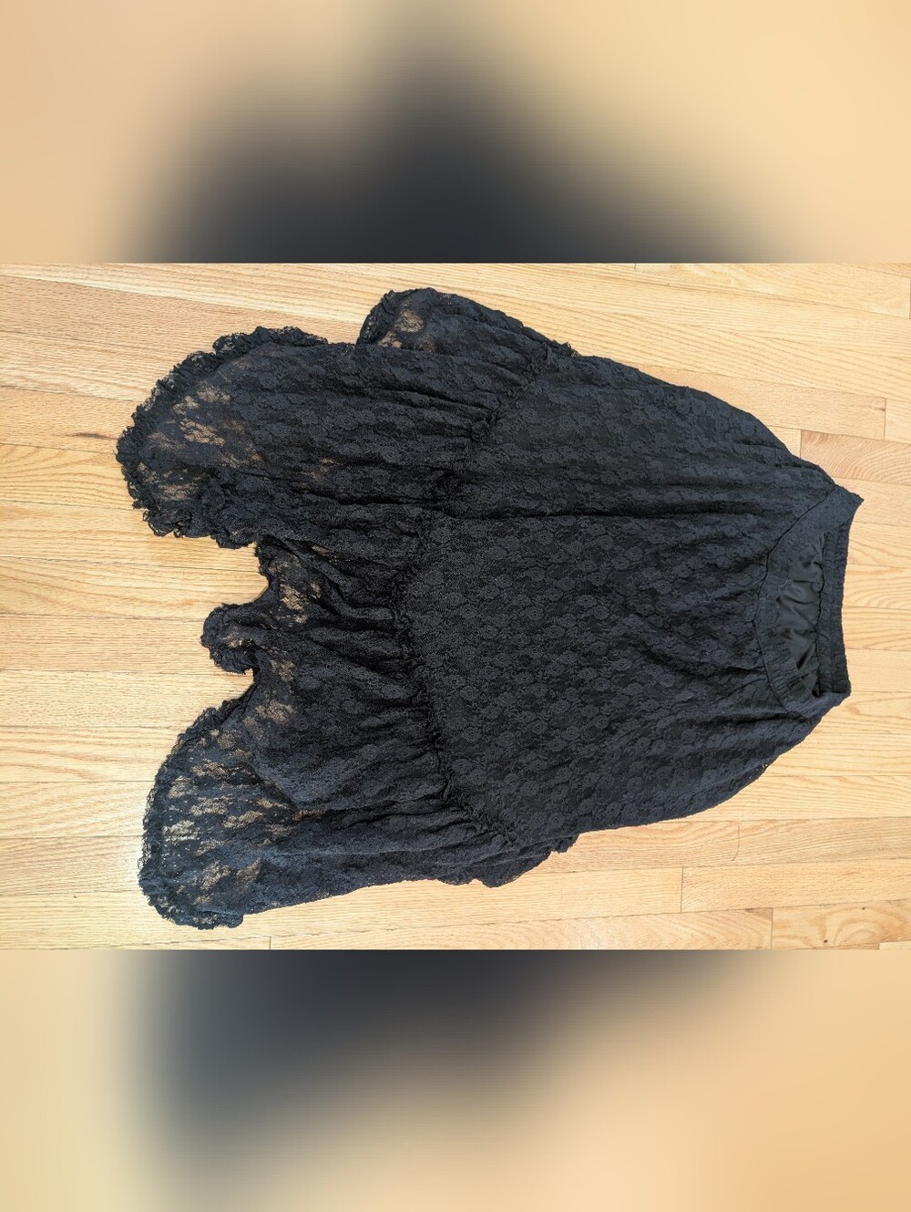 American Eagle Outfitters Black Lace Skirt